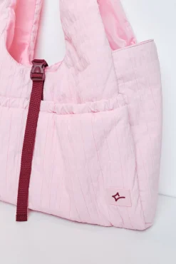 Mala desportiva em nylon rosa