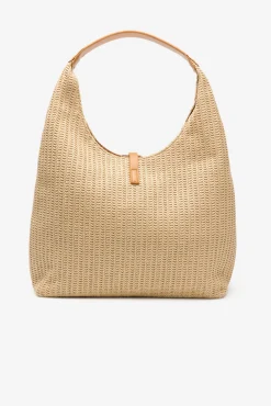 Mala hobo de ráfia com argola