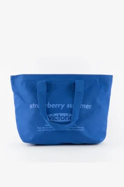 Mala tote bag dupla alça em algodão