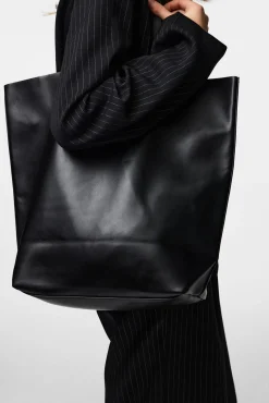 Mala tote bag efeito pele