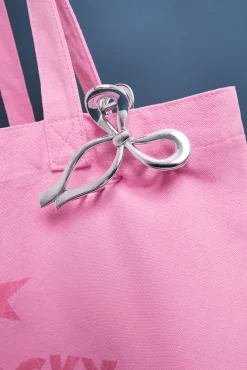 Mala tote bag rosa estrelas