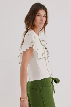 Malena. T-shirt gola redonda