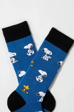 Meias altas Snoopy em algodão orgânico