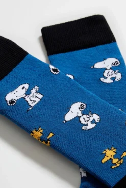 Meias altas Snoopy em algodão orgânico