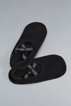 Meias de balé de algodão preto
