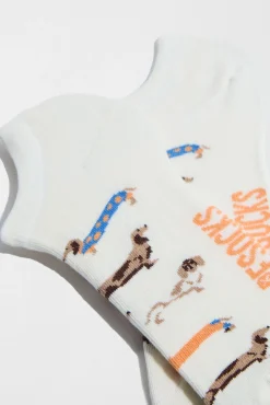 Meias soquete Snoopy em algodão orgânico