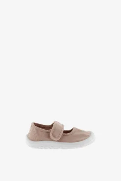 Merceditas barefoot em lona tingida