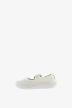 Merceditas barefoot em lona tingida