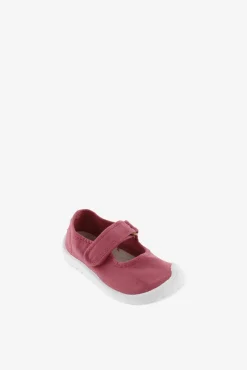 Merceditas barefoot em lona tingida