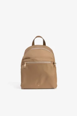 Mochila com bolso de nylon