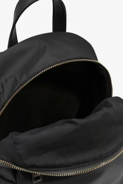 Mochila com bolso de nylon