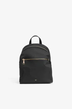 Mochila com bolso de nylon