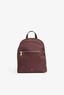 Mochila com bolso de nylon