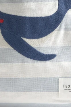 Mochila estampado baleia bordado