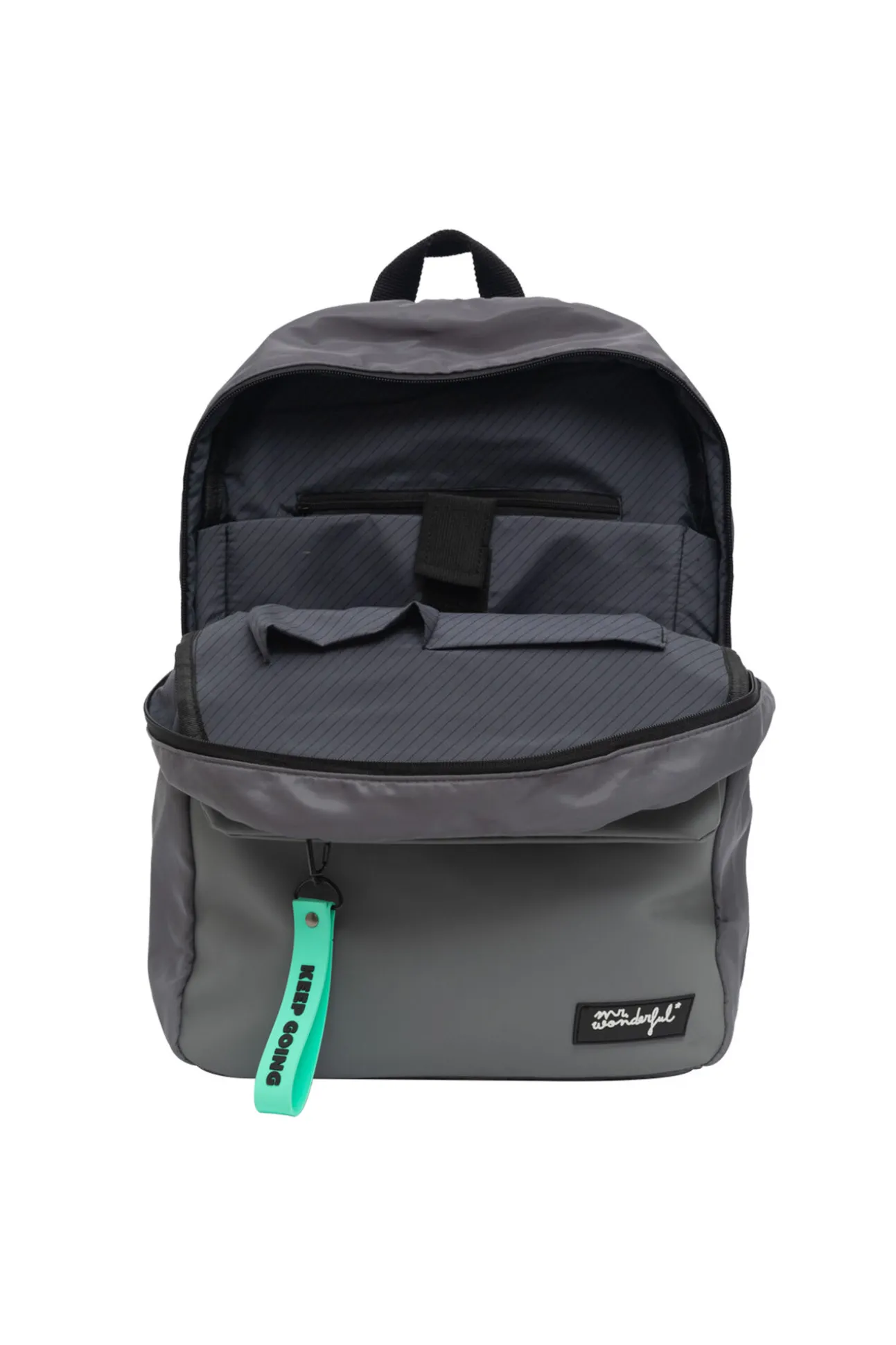 Mochila soft cinzenta - Keep going
