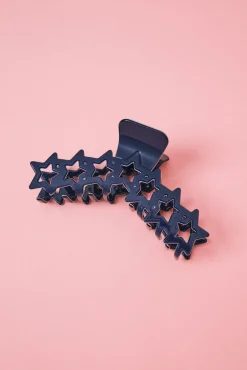 Mola de cabelo estrelas azul