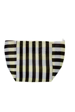 Necessaire alegre e colorida com fecho-éclair – Black and white.