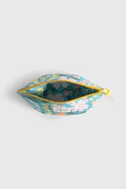 Necessaire em algodão com flores