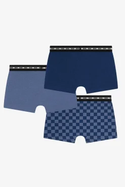 Pack 3 boxers de menino lisos e estampados