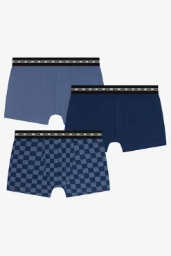 Pack 3 boxers de menino lisos e estampados