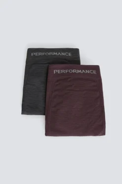 Pack 2 boxers sem costura desportivos