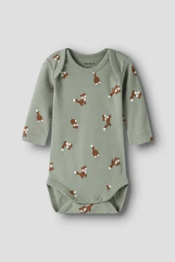 Pack de 3 bodies com estampado de raposa