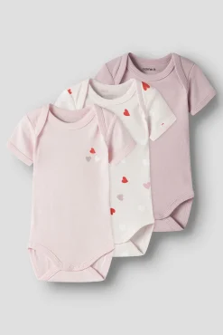 Pack de 3 bodies coração