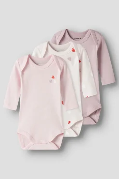 Pack de 3 bodies coração