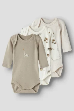 Pack de 3 bodies elefante