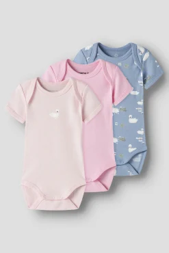 Pack de 3 bodies gola cisne