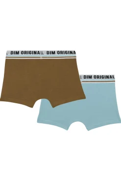 Pack de 2 boxers de menino de estilo desportivo e cintura elástica
