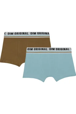 Pack de 2 boxers de menino de estilo desportivo e cintura elástica