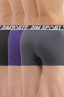 Pack de 3 boxers desportivos em microfibra com malha respirável DIM