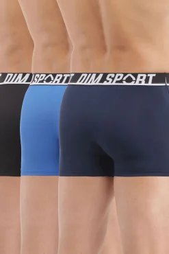 Pack de 3 boxers desportivos em microfibra com malha respirável DIM