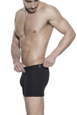 Pack de 3 boxers pretos de algodão orgânico