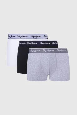 Pack de 3 boxers regulares em algodão com elastano.