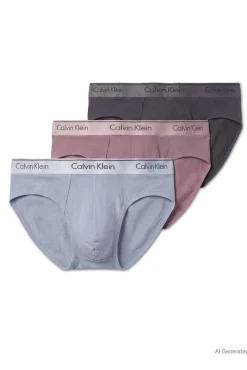 Pack de 3 cuecas Icon em algodão stretch