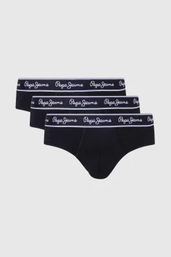 Pack de 3 cuecas regular fit em algodão com elastano.