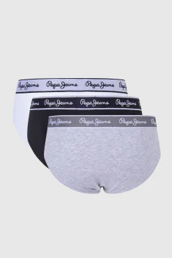Pack de 3 cuecas regular fit em algodão com elastano.