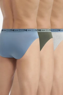 Pack de 3 slips de algodão elástico orgânico