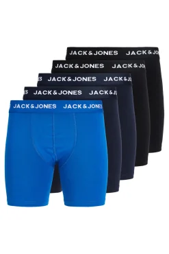 Pack 5 boxers compridos em algodão