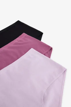 Pack 3 cuecas culotte cintura alta