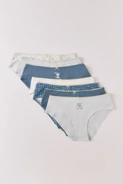 Pack 7 cuecas culotte Snoopy em algodão