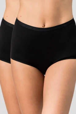 Pack de 2 cuecas altas de algodão orgânico
