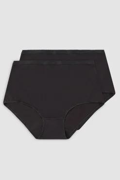 Pack de 2 cuecas altas de algodão orgânico