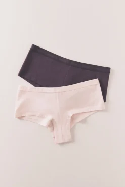 Pack de 2 cuecas boxer em algodão roxo rosa