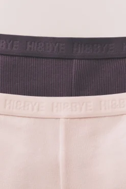 Pack de 2 cuecas boxer em algodão roxo rosa