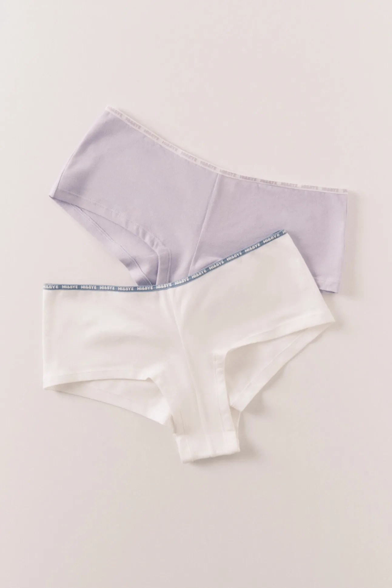 Pack de 2 cuecas boxer roxo e branco