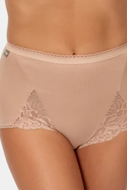 Pack de 2 cuecas maxi stretch de algodão com renda