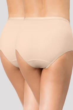 Pack de 2 cuecas Midi de algodão orgânico